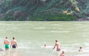Dip in the holy river. 