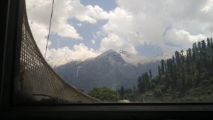 Kheerganga- view from the cafe window