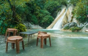 Neer Garh waterfall.