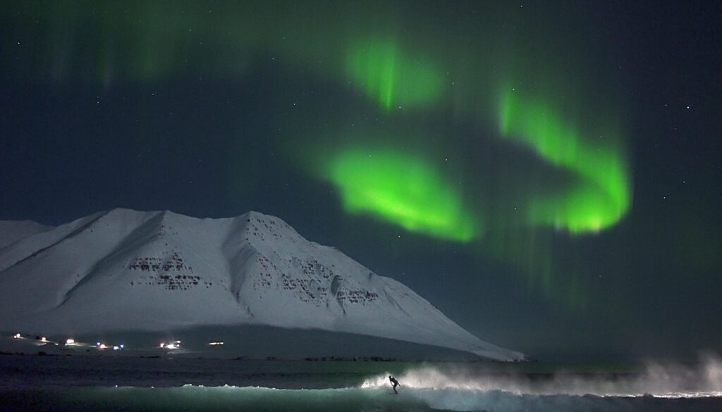 Under an Arctic sky