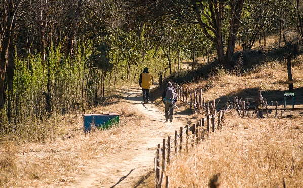 The picturesque trek to Gorkhey.
